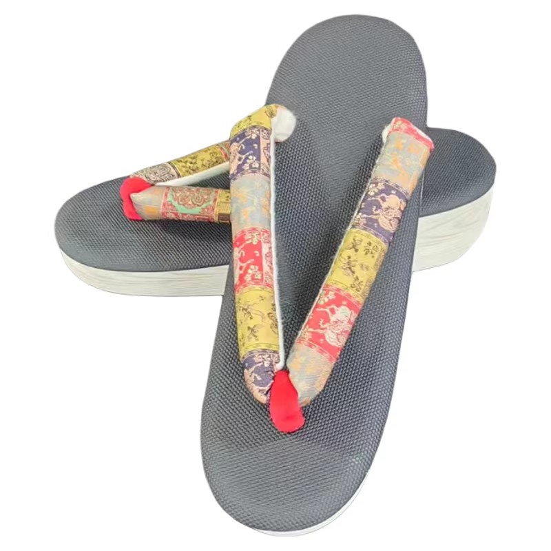 Women'S Accessories For Shoes - Women's Japanese Kimono Shoes Mid-Heel Embroidery