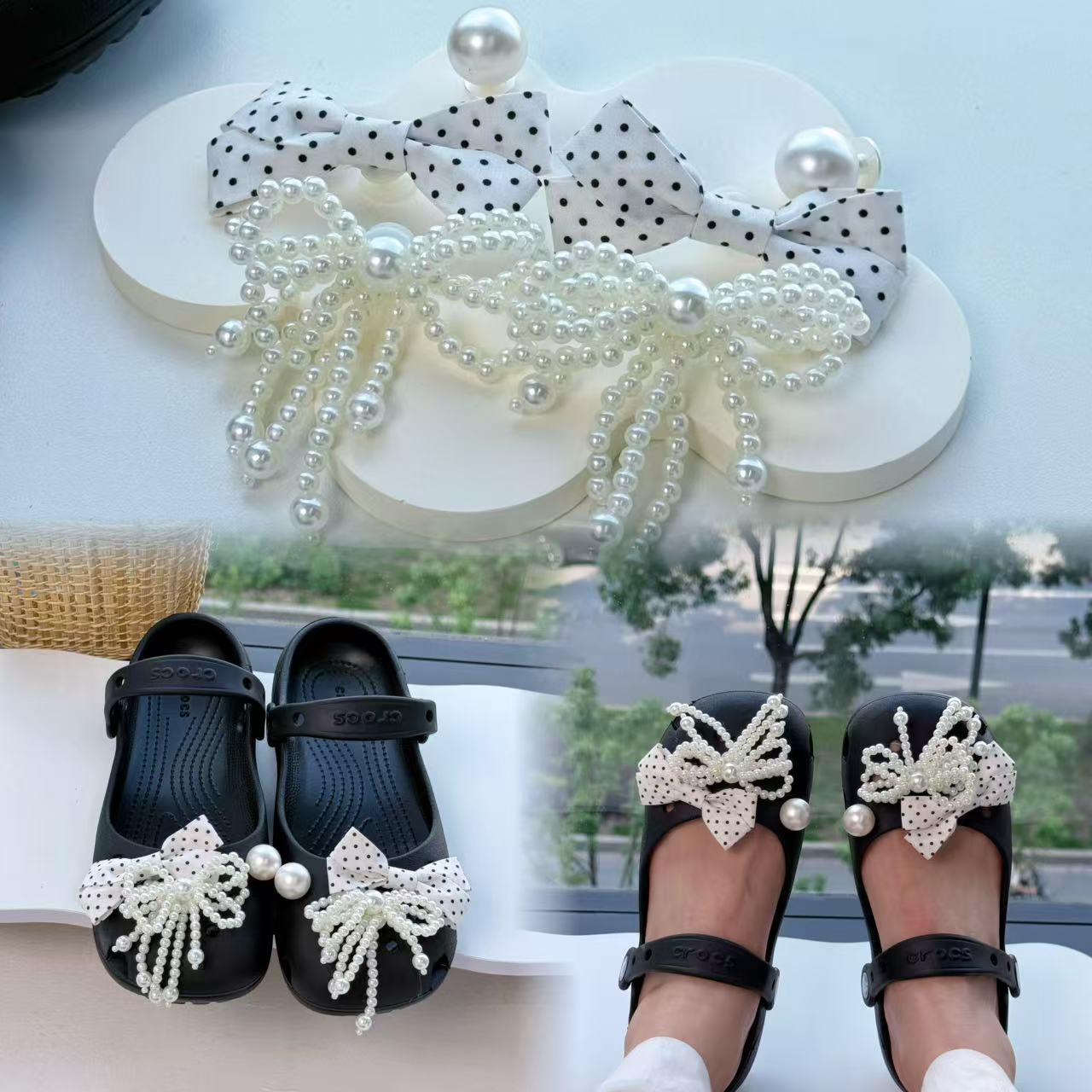 Women Accessories Pack - Original Shoe Charms Set Women Retro
