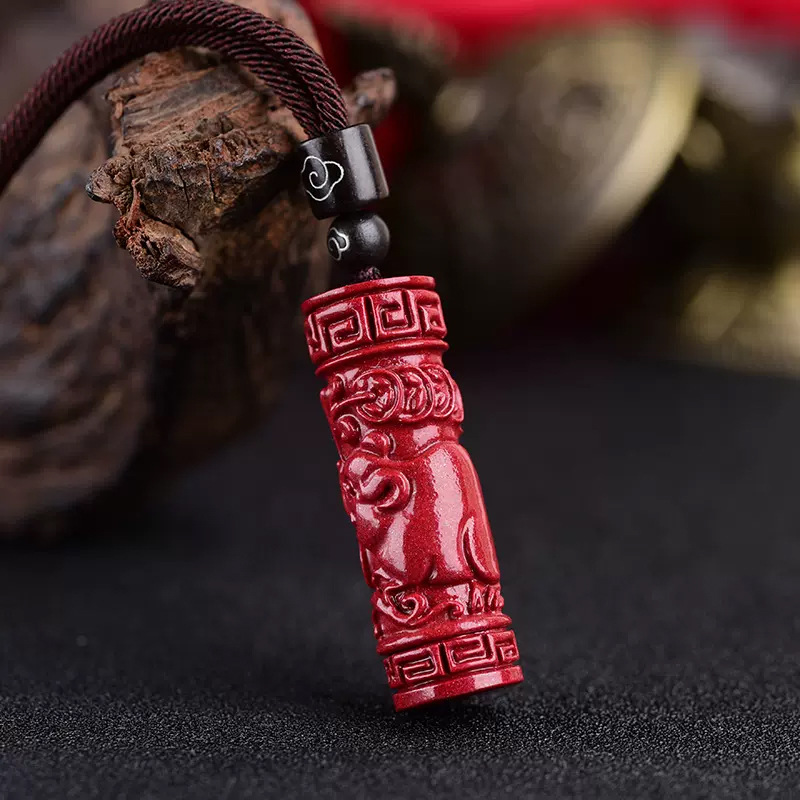 Luxury Red Cinnabar Chinese Zo - огляд і ціна Women Accessories Jewelry