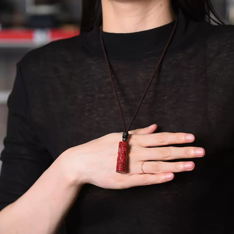 Luxury Red Cinnabar Chinese Zo - огляд і ціна Women Accessories Jewelry