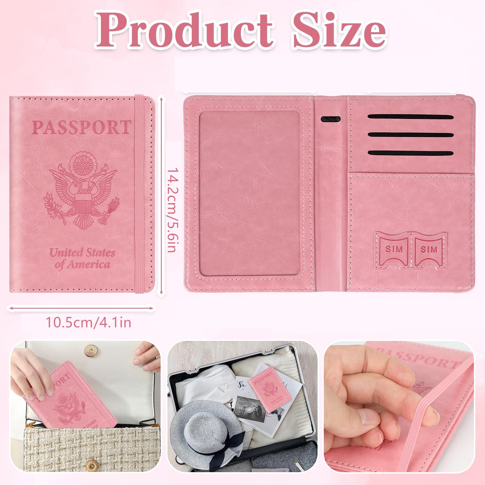 Passport Holder for Travel, Rf - огляд і ціна Women'S Essential Accessories