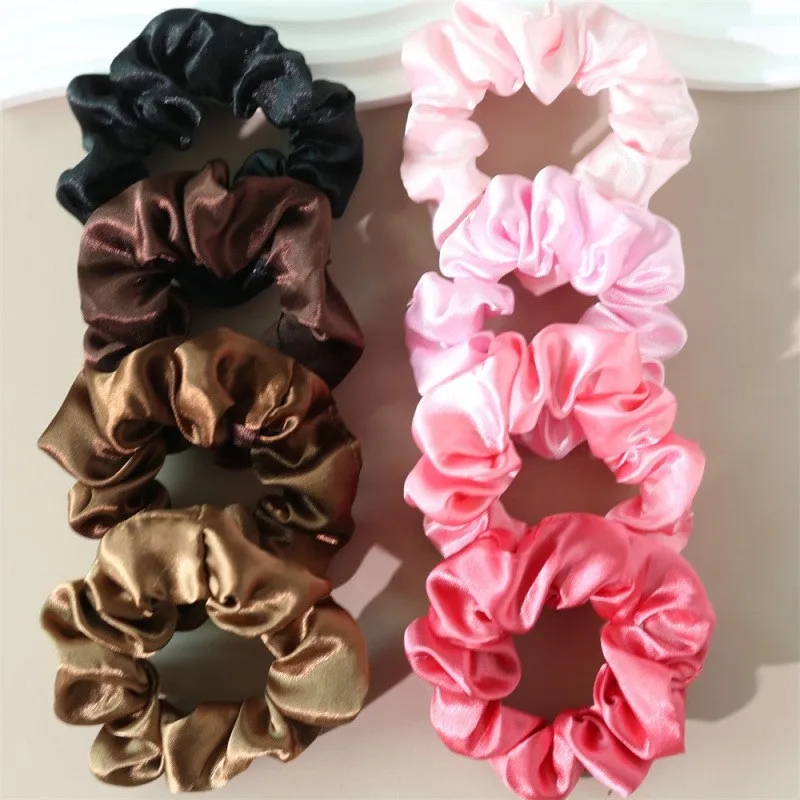 lot Hair Scrunchies Bands Scru - огляд і ціна Scrunchie Satin Set