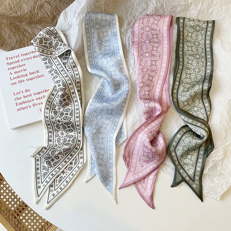 Set Series Silk Satin Scarf Wo - огляд і ціна Women'S Accessories For Neck