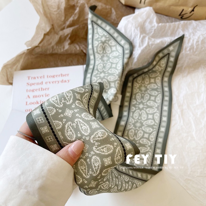 Set Series Silk Satin Scarf Wo - огляд і ціна Women'S Accessories For Neck