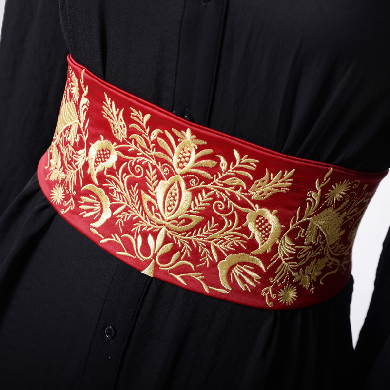 Vintage Embroidery Fabric Wide - огляд і ціна Women'S Kimono Accessories