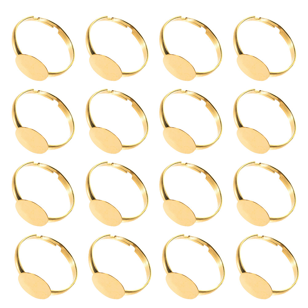 50Pcs Adjustable Ring Blanks F - огляд і ціна Ring Set Adjustable