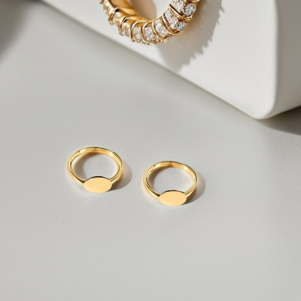 50Pcs Adjustable Ring Blanks F - огляд і ціна Ring Set Adjustable