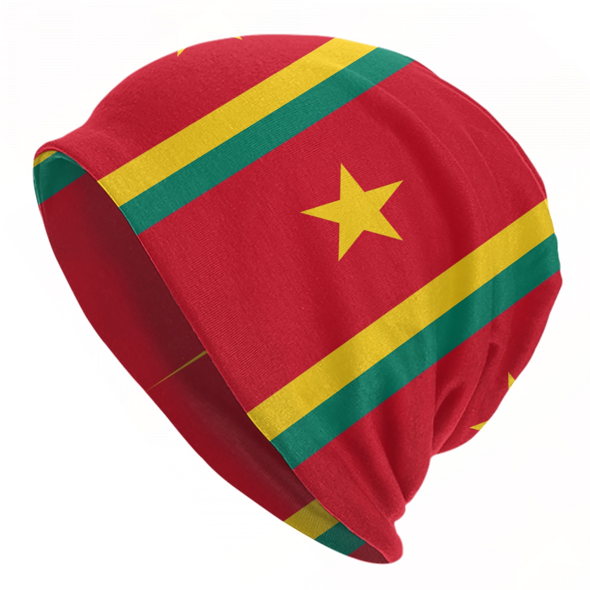 Qatar Flag Beanie Hats  Cool C - огляд і ціна Women Accessories Qatar