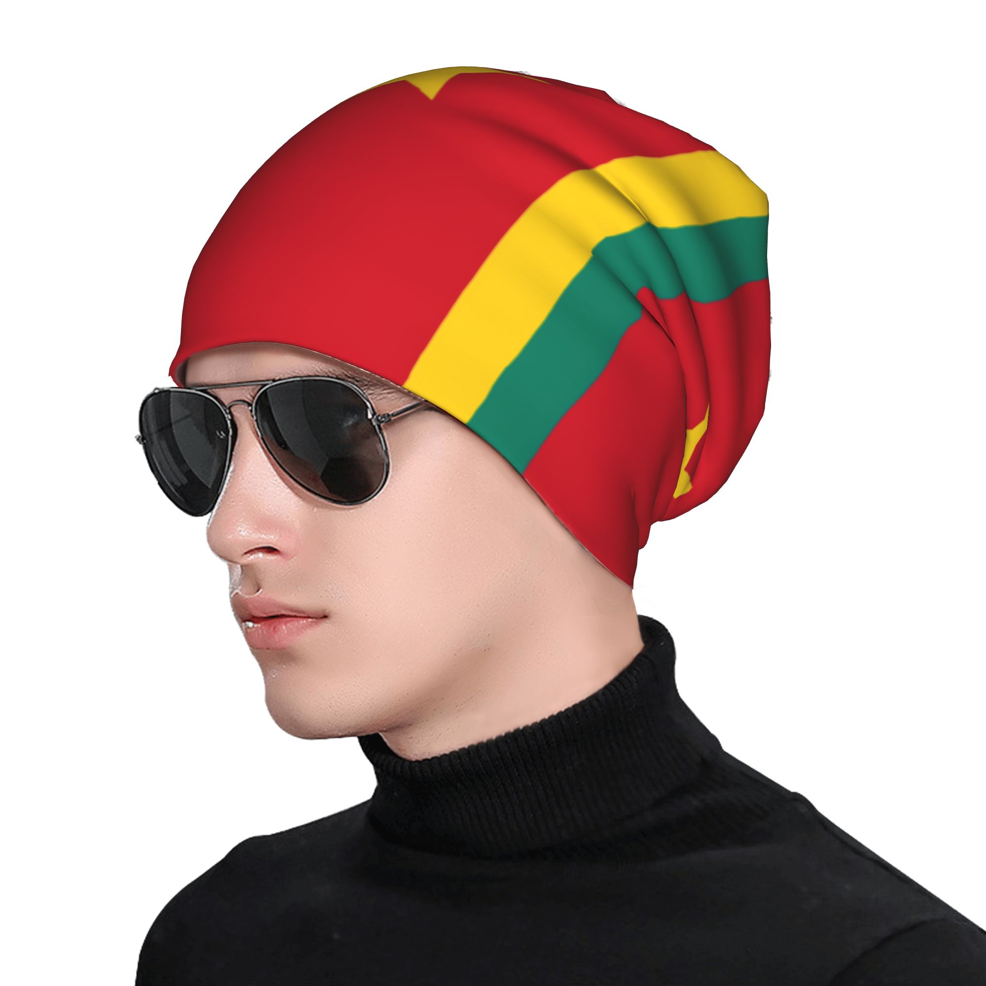 Qatar Flag Beanie Hats  Cool C - огляд і ціна Women Accessories Qatar