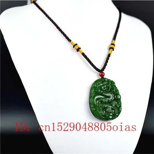 Natural Green Chinese Jade Dra - огляд і ціна Women Accessories Jewelry