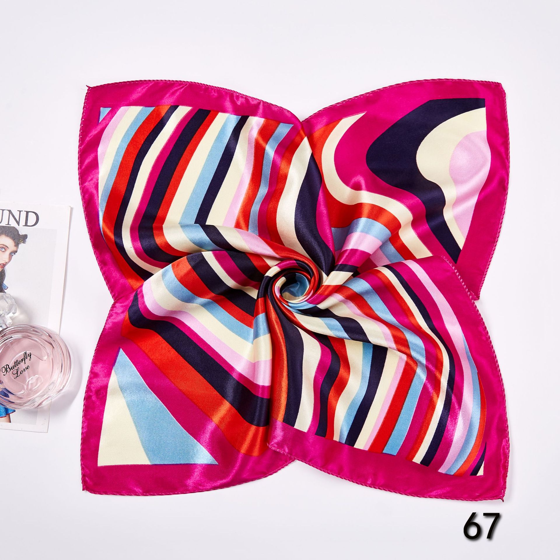 50*50cm Square Silk Scarves Sc - огляд і ціна Women'S Accessories For Neck