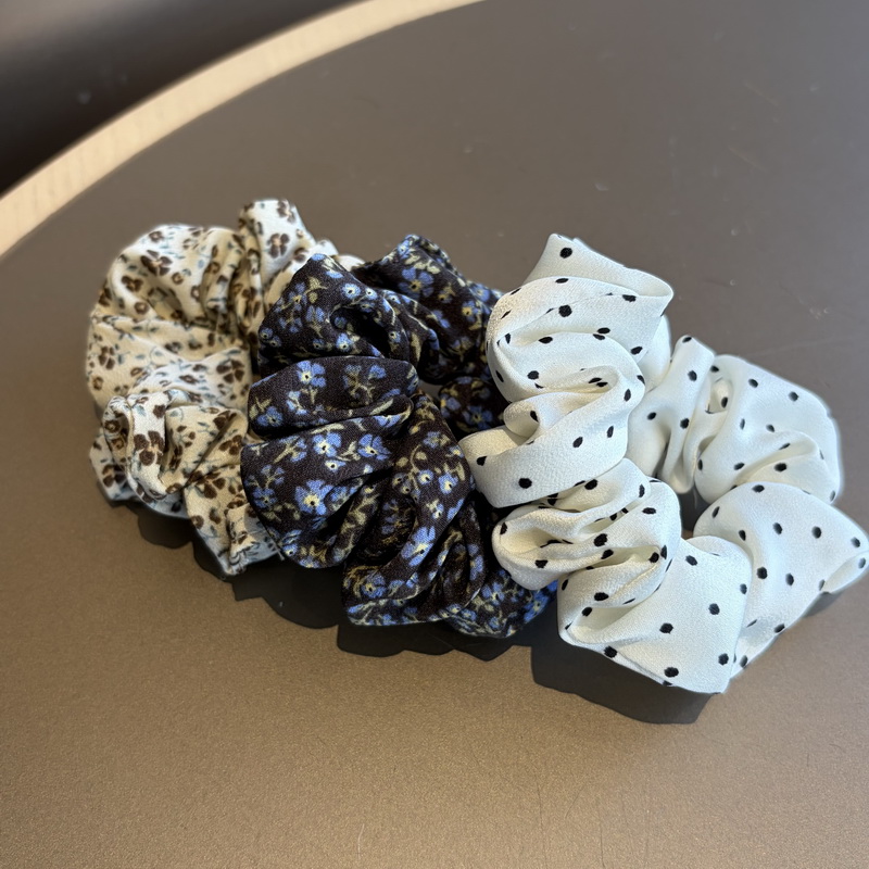 2pcs/set Small Dot Hair Scrunc - огляд і ціна Scrunchie Satin Set