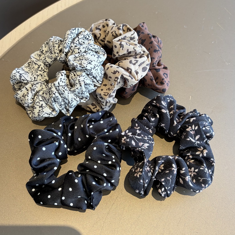 2pcs/set Small Dot Hair Scrunc - огляд і ціна Scrunchie Satin Set