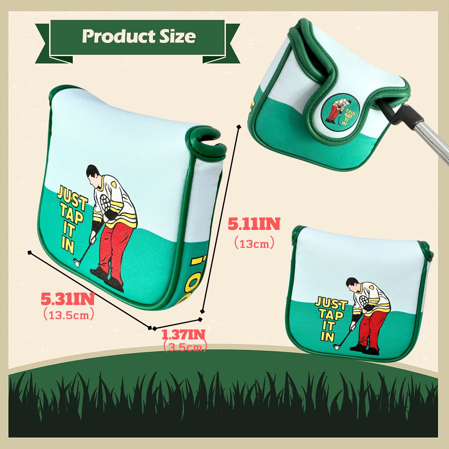 Funny PU Leather Golf Putter C - огляд і ціна Women'S Essential Accessories