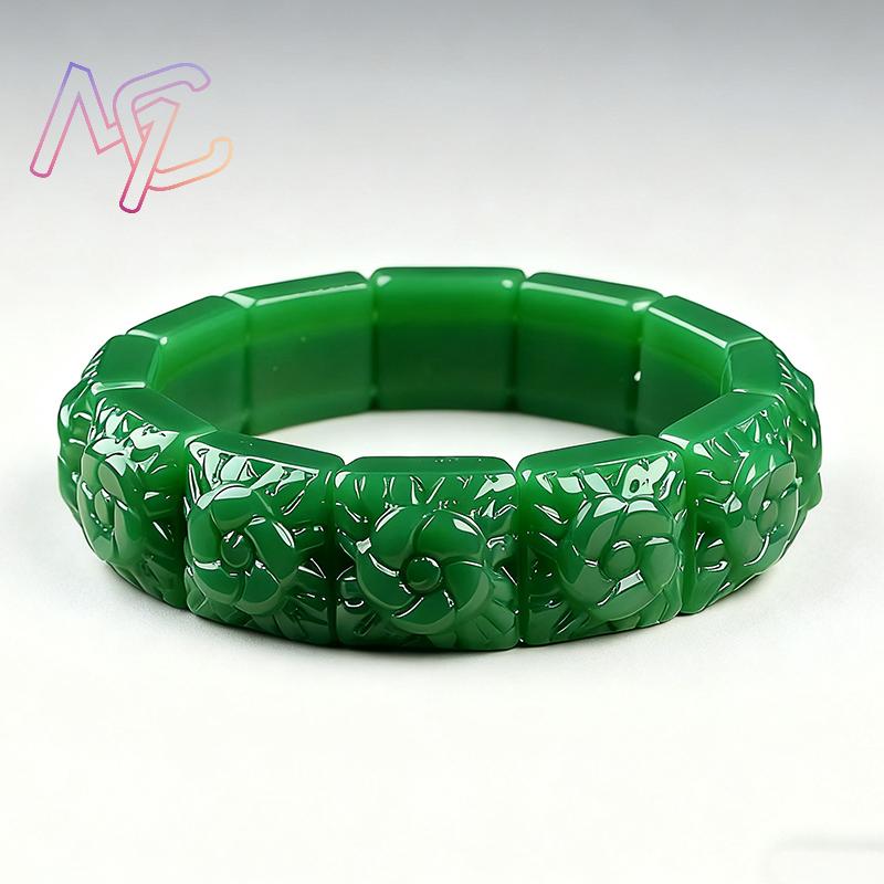 Real Jade Flower Bracelet Bang - огляд і ціна Women Accessories Bracelet