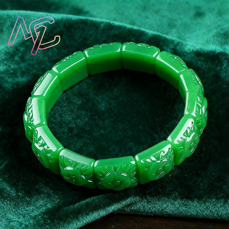 Real Jade Flower Bracelet Bang - огляд і ціна Women Accessories Bracelet