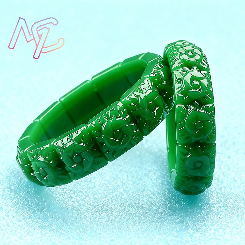 Real Jade Flower Bracelet Bang - огляд і ціна Women Accessories Bracelet