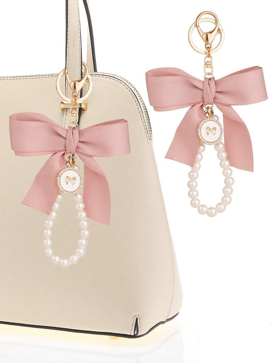 1pc Bow Knot Woven Keychain, F - огляд і ціна Women'S Accessories Gift Ideas