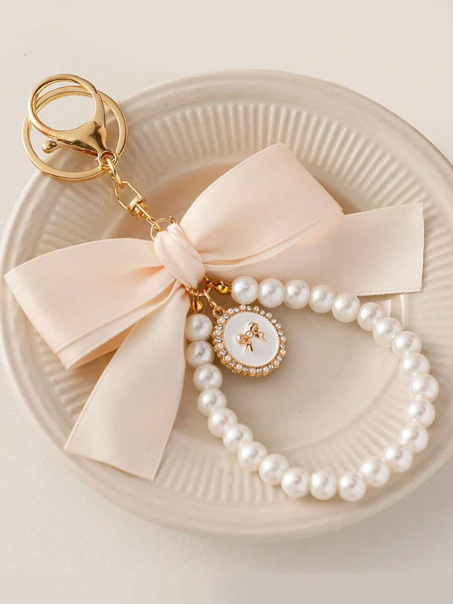 1pc Bow Knot Woven Keychain, F - огляд і ціна Women'S Accessories Gift Ideas