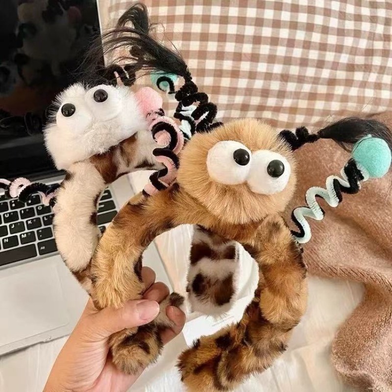 Cute Fluffy Monster Eye Hairba - огляд і ціна Women Accessories Photos