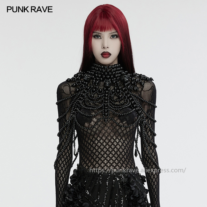 PUNK RAVE Women's Gothic Skull - огляд і ціна Women'S Accessories For Neck