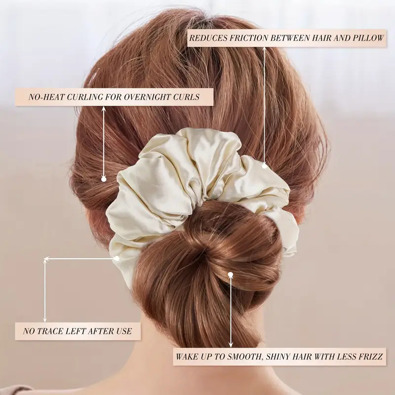 16pcs Soft Satin Scrunchies El - огляд і ціна Scrunchie Satin Set