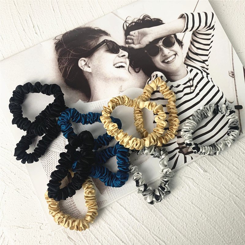3PCS 100% Real Silk Hair Skinn - огляд і ціна Scrunchie Satin Set