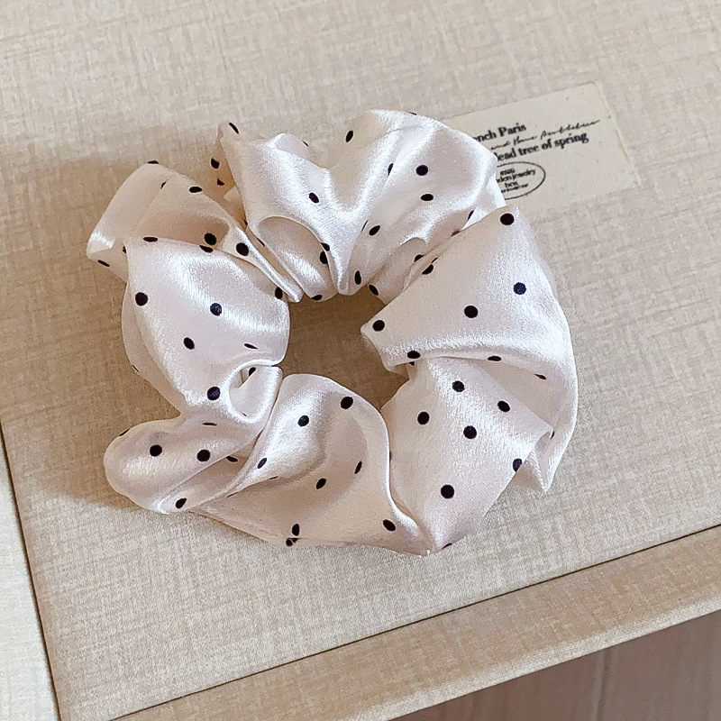 1/2 Pcs Black White Dot Hair S - огляд і ціна Scrunchie Satin Set