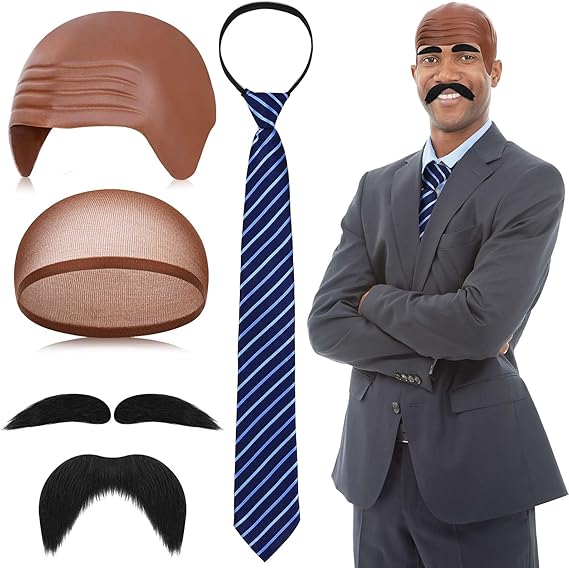 New Bald Cap Halloween Costume - огляд і ціна Women Accessories Combo